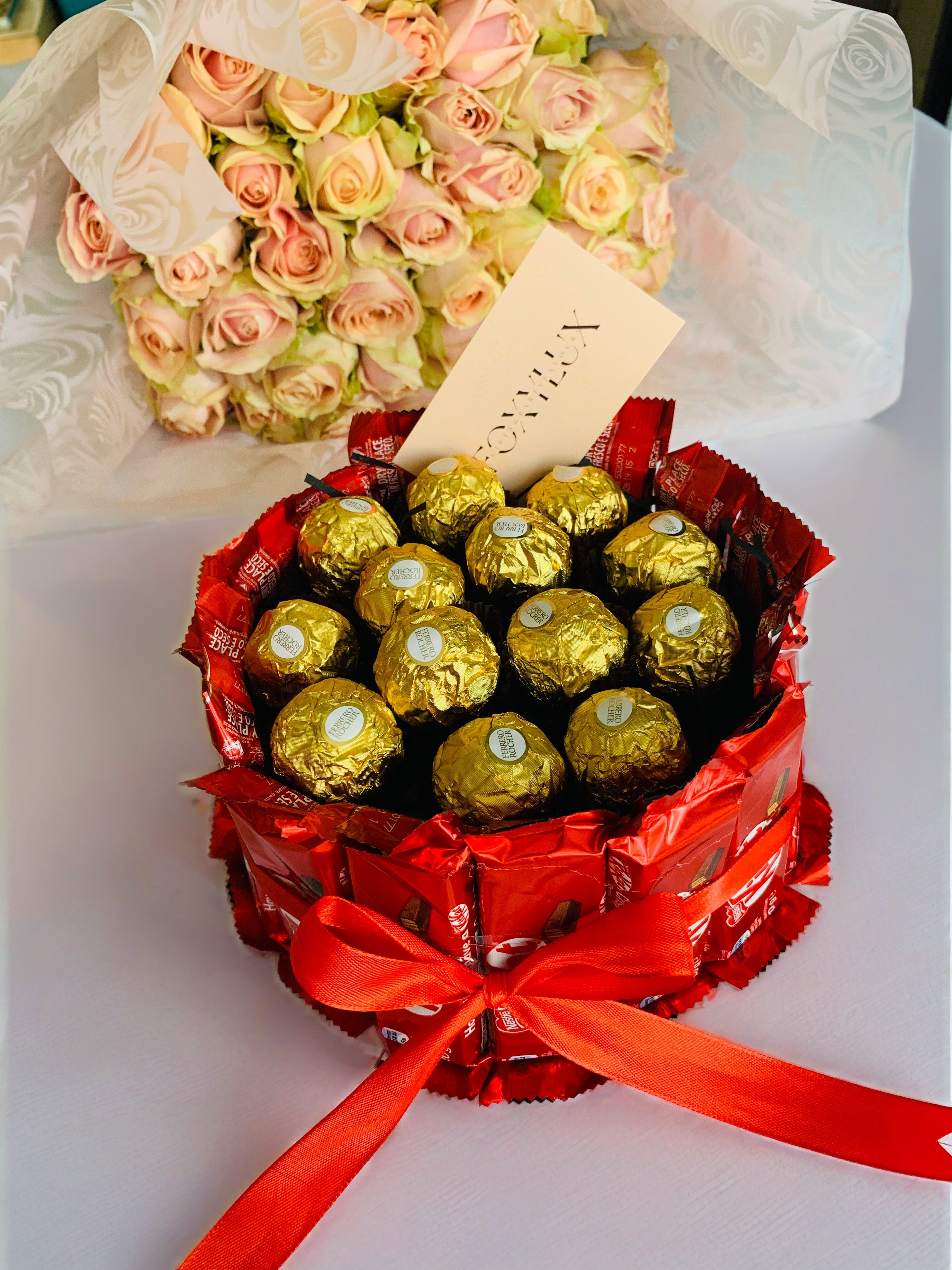 Kit Kat + ferrero box